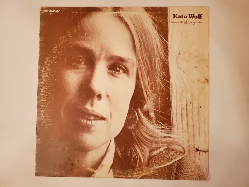 Kate Wolf Lines on the Paper vinyl record